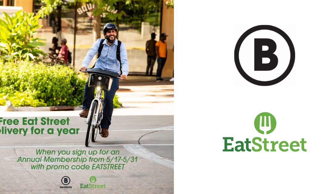 Madison BCycle & EatStreet Partnership!