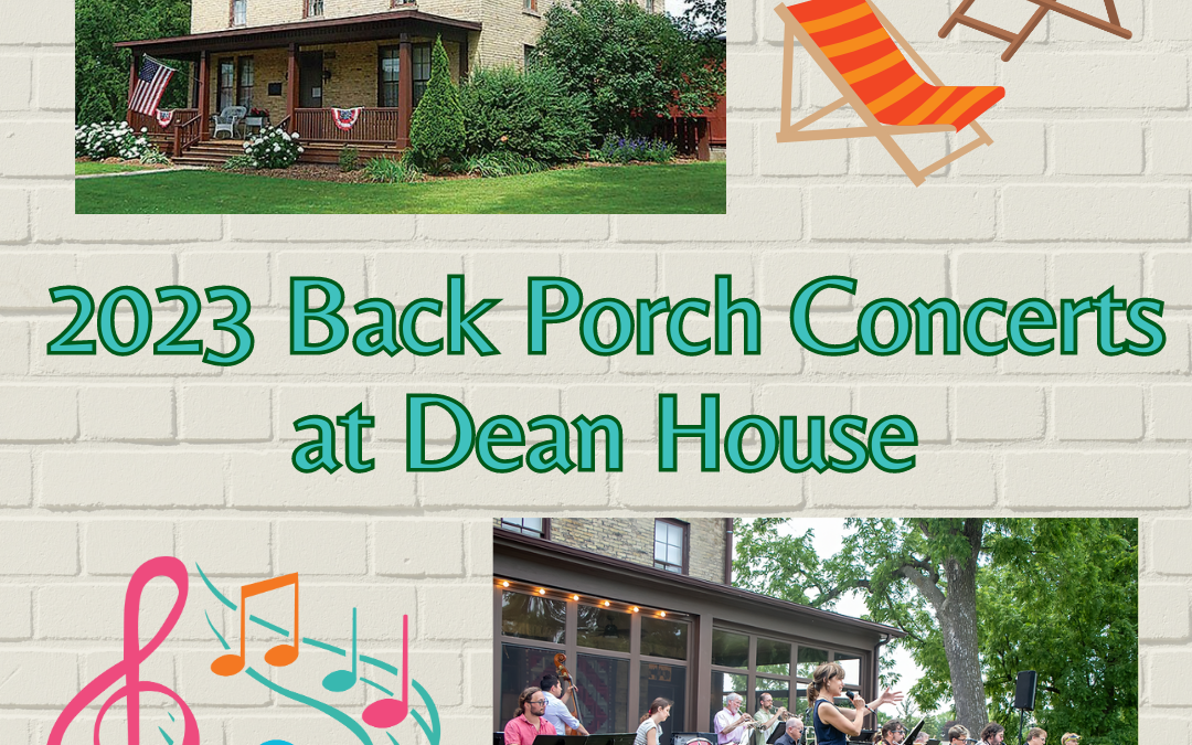 Back Porch Concert at the Dean House – Thursday, June 29th, 7p